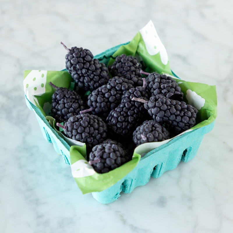 Blackberry Beeswax Birthday Candle