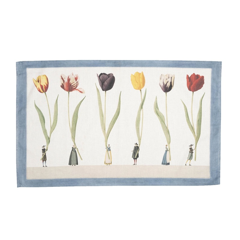 Tulip Parade Tea Towel