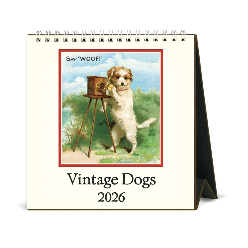 2026 Dogs Desk Calendar