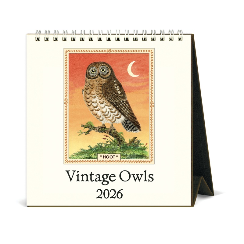 2026 Owls Desk Calendar