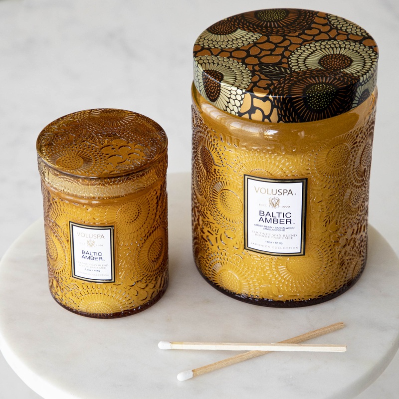 Baltic Amber Candle|Small 5.5oz|Large 18oz