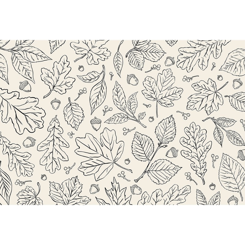 Coloring Leaves Placemat