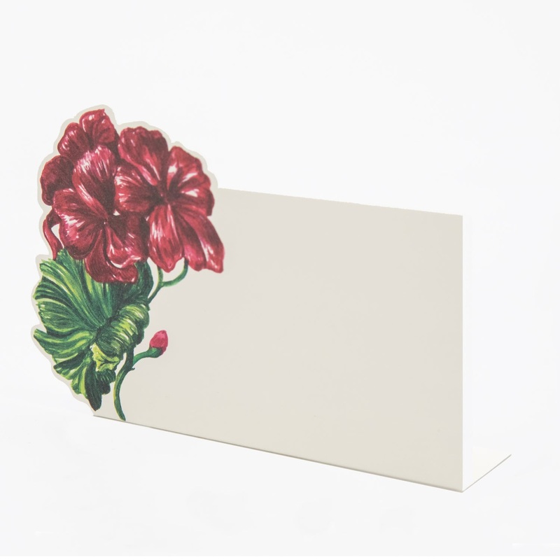 Geranium Place Card