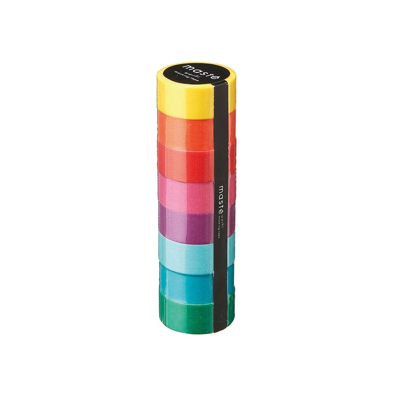 Masking Tape Set of 8 Rolls|Color mix 3|Color mix 1|Pattern Mix 3