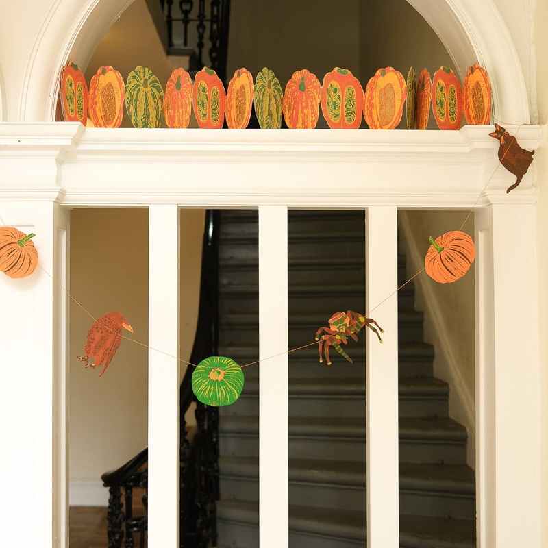 Pumpkin Sewn Garland