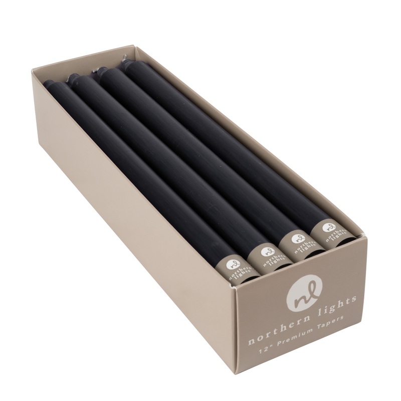 Graphite 12 Taper Candle|Single Candle|Set of 12 Candles