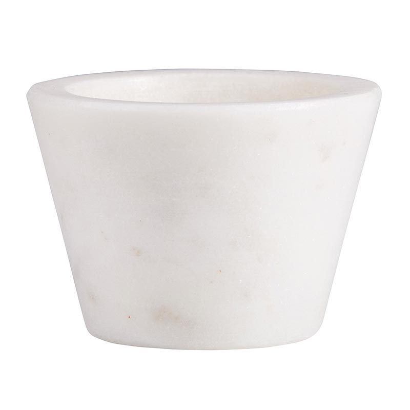 Marble Pinch Pot|White|Black