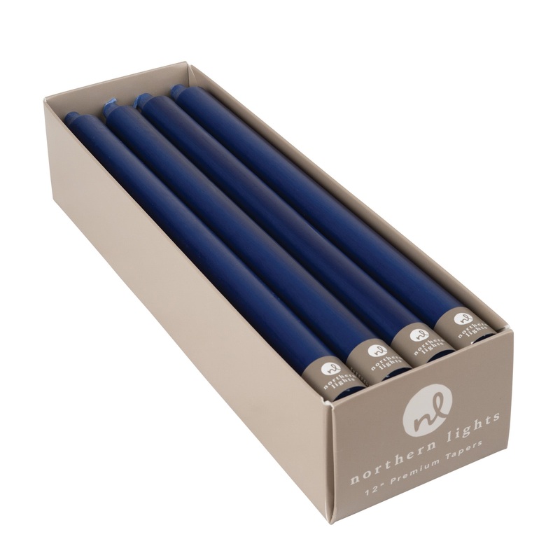 Midnight Blue 12 Taper Candle|Single Candle|Set of 12 Candles
