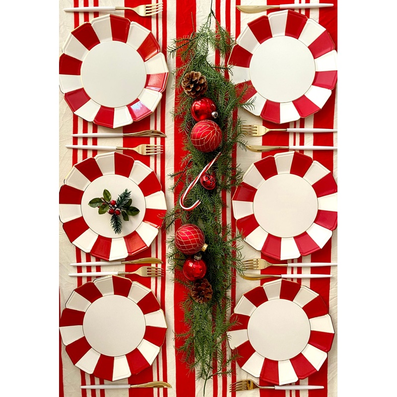 Red Candy Dinner Plates