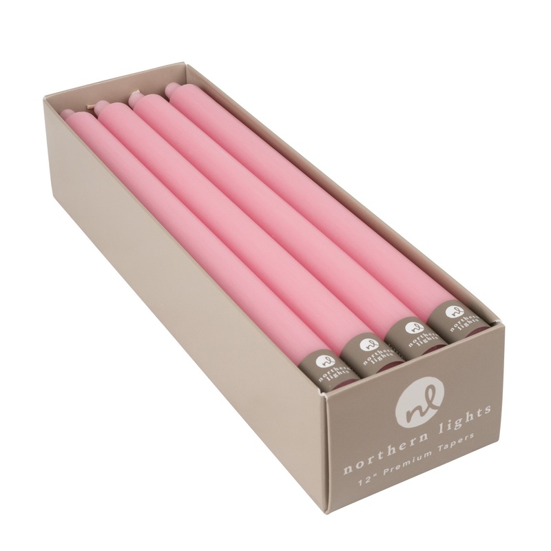 Soft Pink 12 Taper Candle|Single Candle|Set of 12 Candles