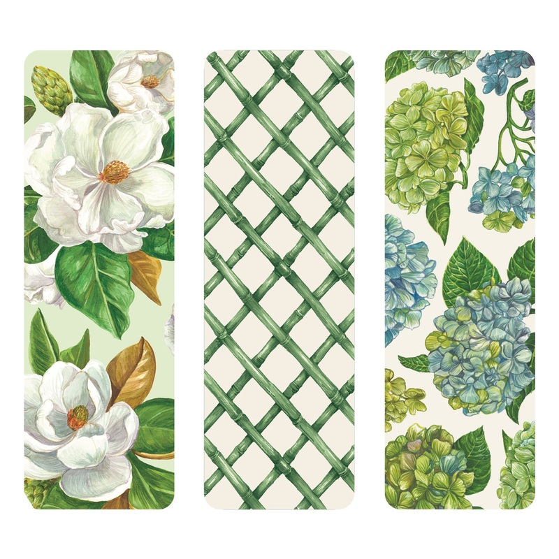 Spring Green Bookmarks Set of 3