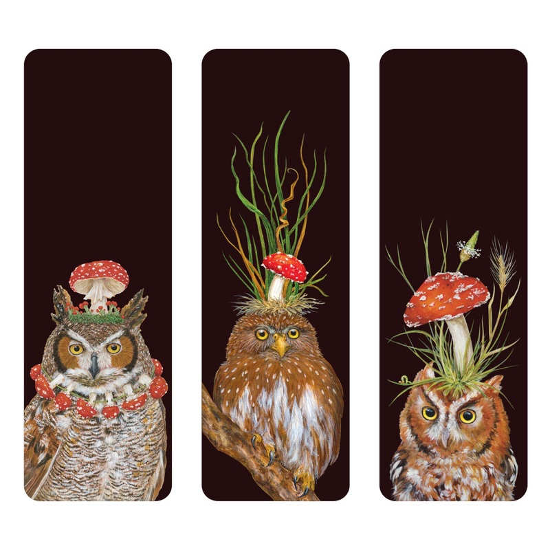 Wise Owl Bookmarks Set of 3
