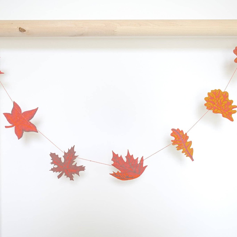 Autumn Leaves Sewn Garland