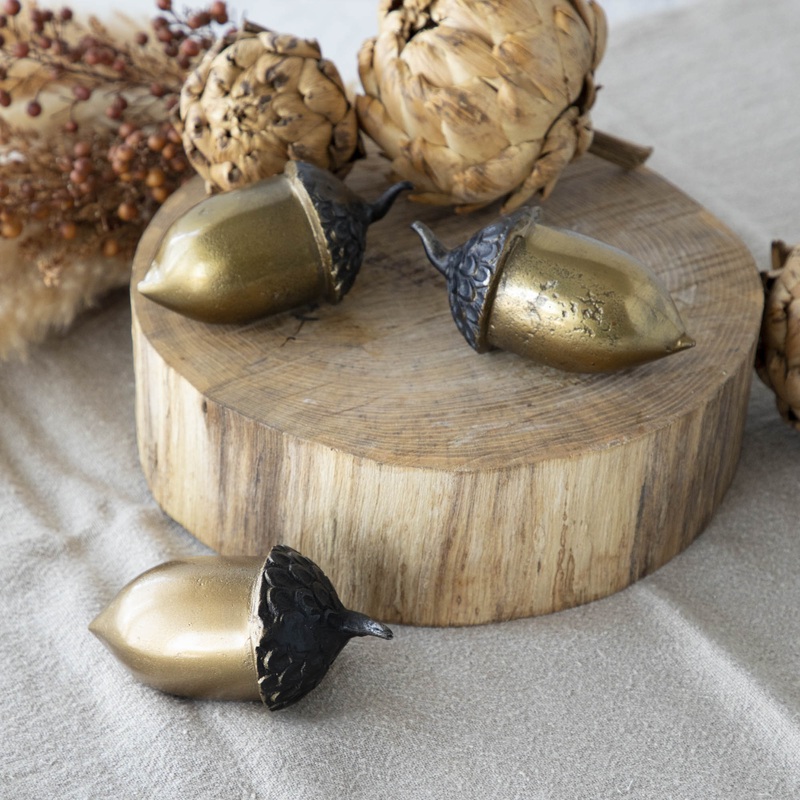 Brass Acorn