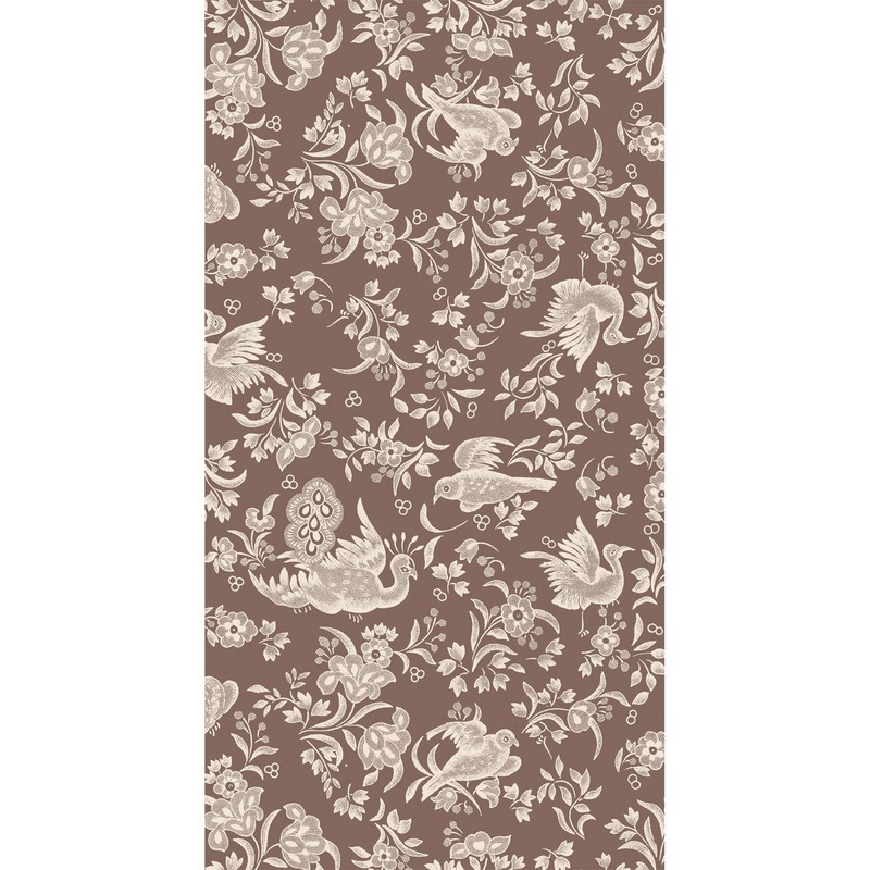 Brown Regal Peacock Guest Napkins