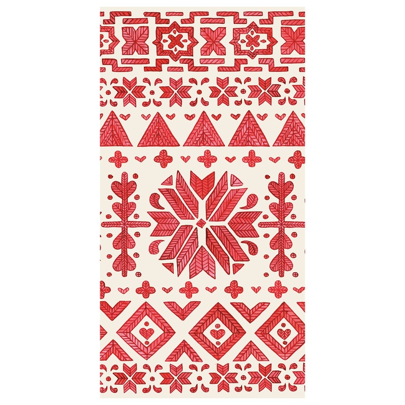 Fair Isle Guest Napkins