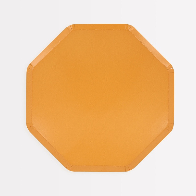 Harvest Yellow Paper Plates|Lunch|Dinner