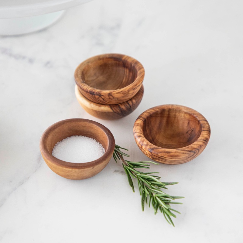 Olive Wood Pinch Bowl