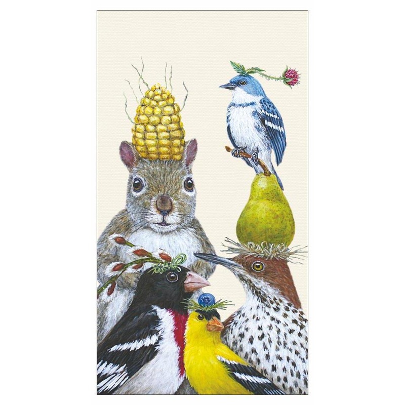 Party Under the Feeder Guest Towel