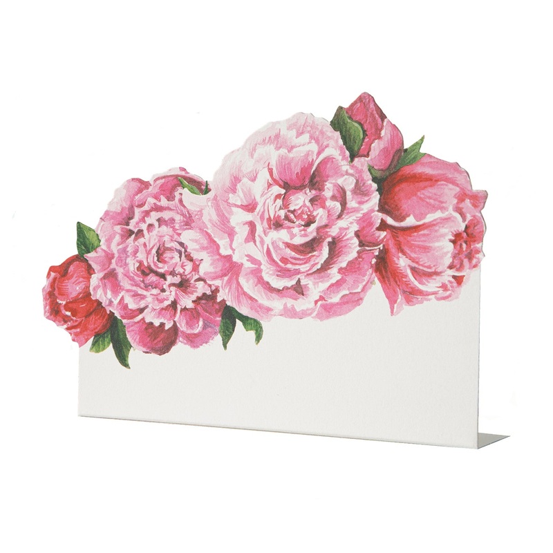 Peony Place Card