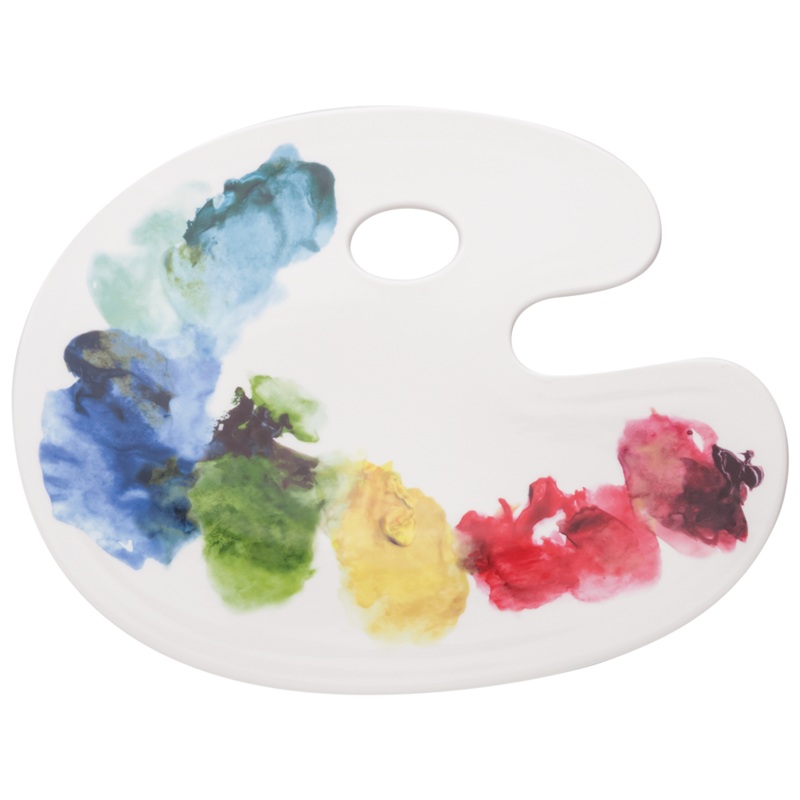 Artist Pallet Cheese Tray by Fishs Eddy