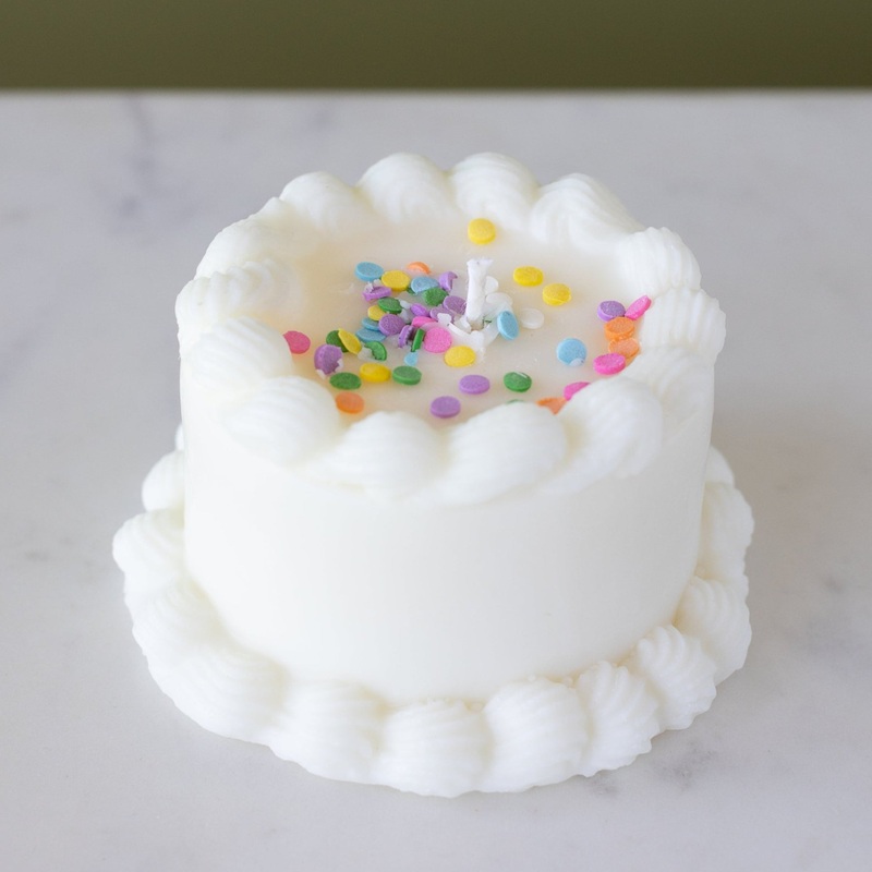 Birthday Cake Shaped Candle