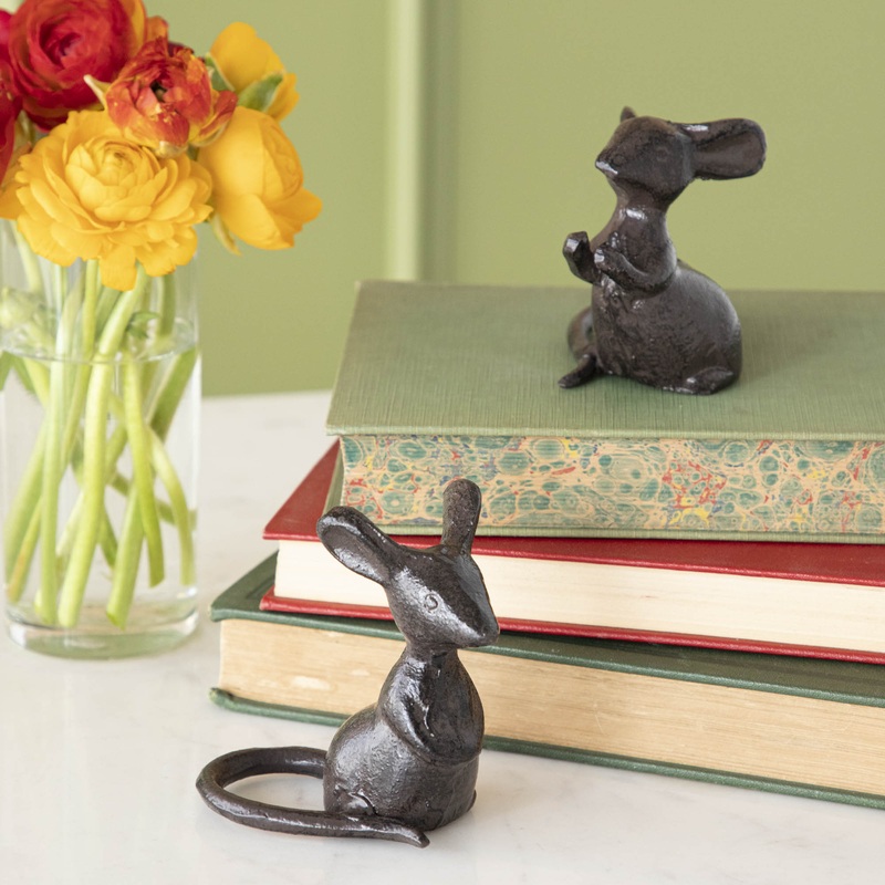 Cast Iron Mice, Set of 2