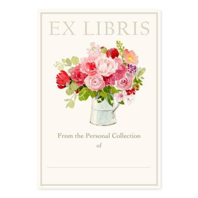 Cheerful Flowers Bookplates