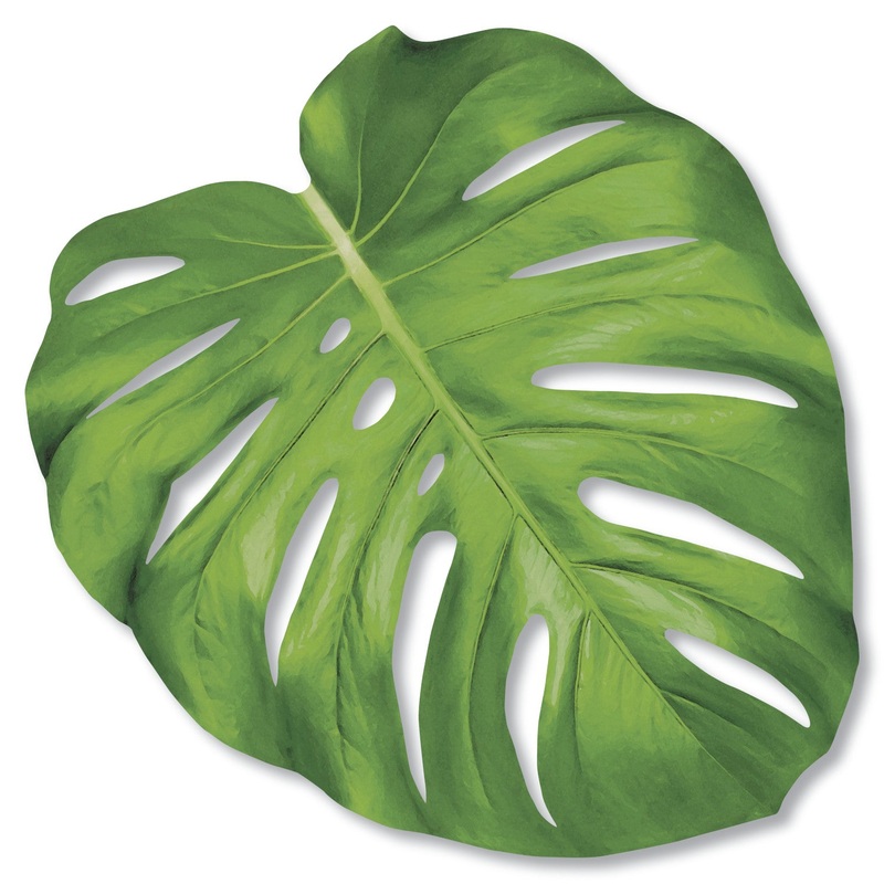 Die-cut Monstera Leaf Placemat