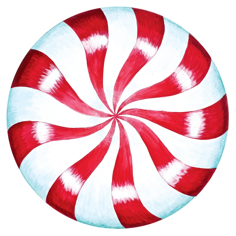Die-cut Peppermint Placemat