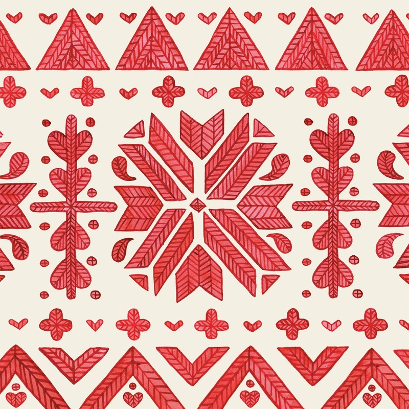 Fair Isle Cocktail Napkins
