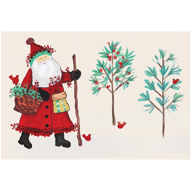 Old St. Nick Forest Placemat