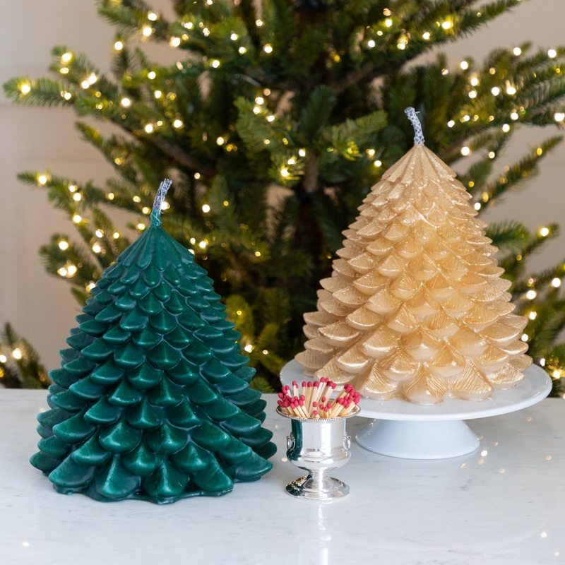 Oversized Christmas Tree Candle