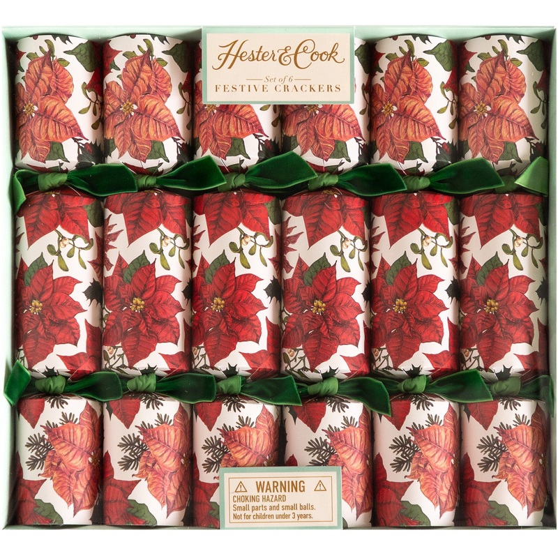 Poinsettia Crackers