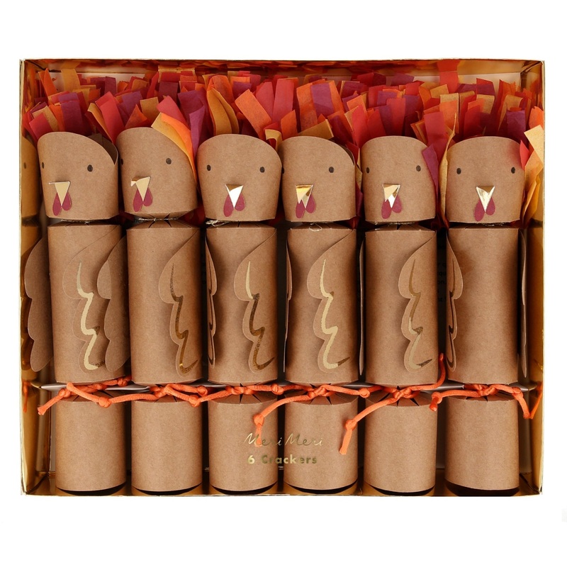Turkey Crackers Set of 6