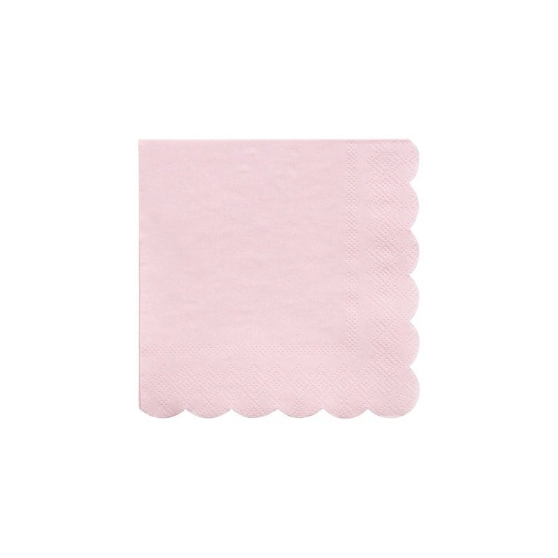 Candy Pink Paper Napkins|Small|Large