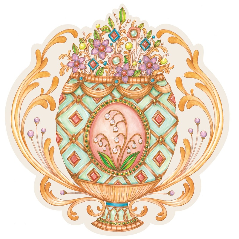 Die-cut Exquisite Egg Placemat