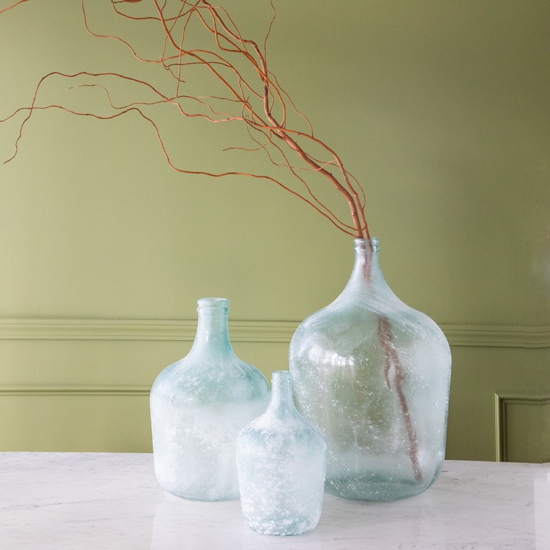 Frosted Seafoam Cellar Bottle|Small|Medium|Large