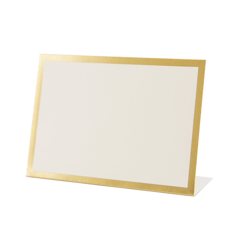Gold Foil Frame Place Card