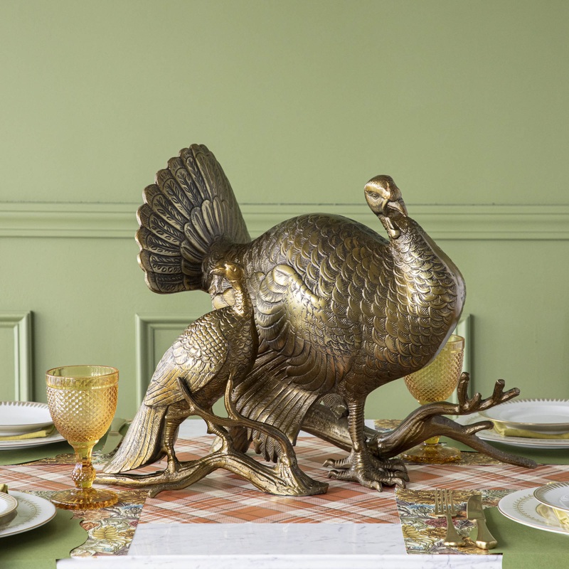 Metal Turkey on a Branch|Small|Large