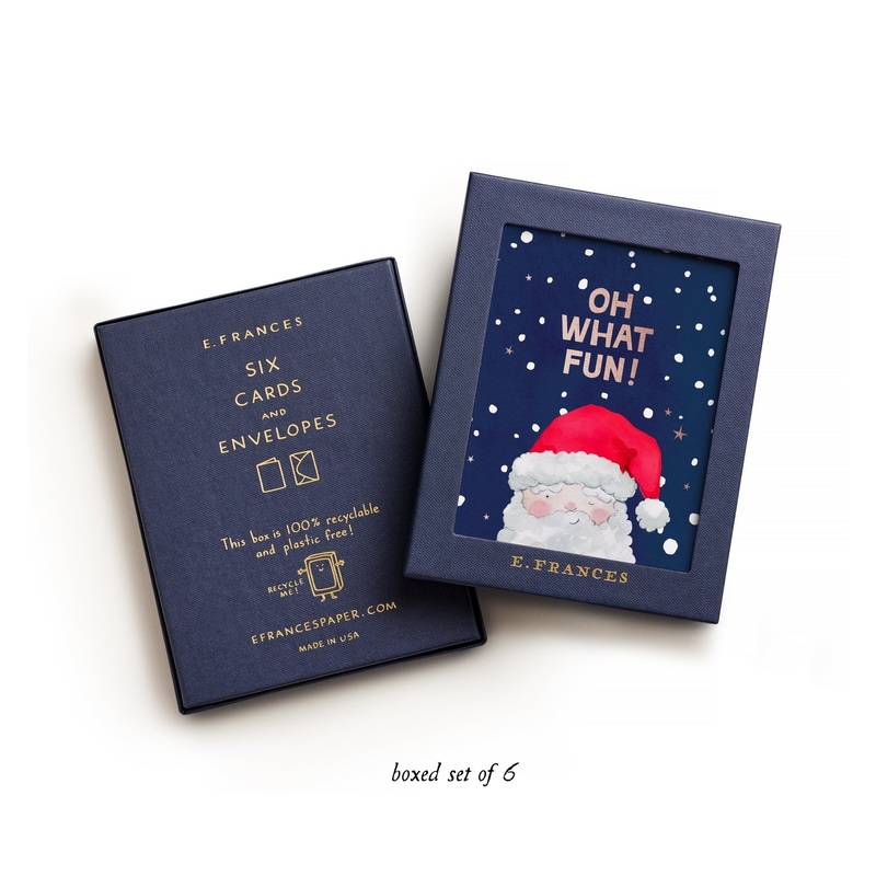 Oh What Fun Santa Boxed Card Set