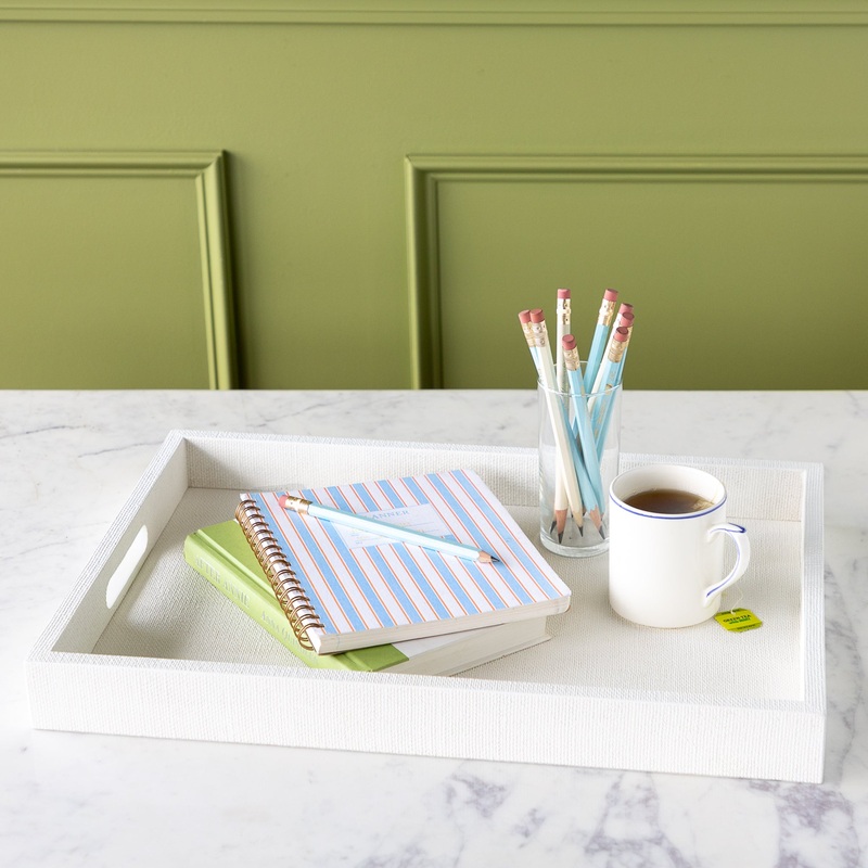 Silk Linen St. Tropez Decorative Tray