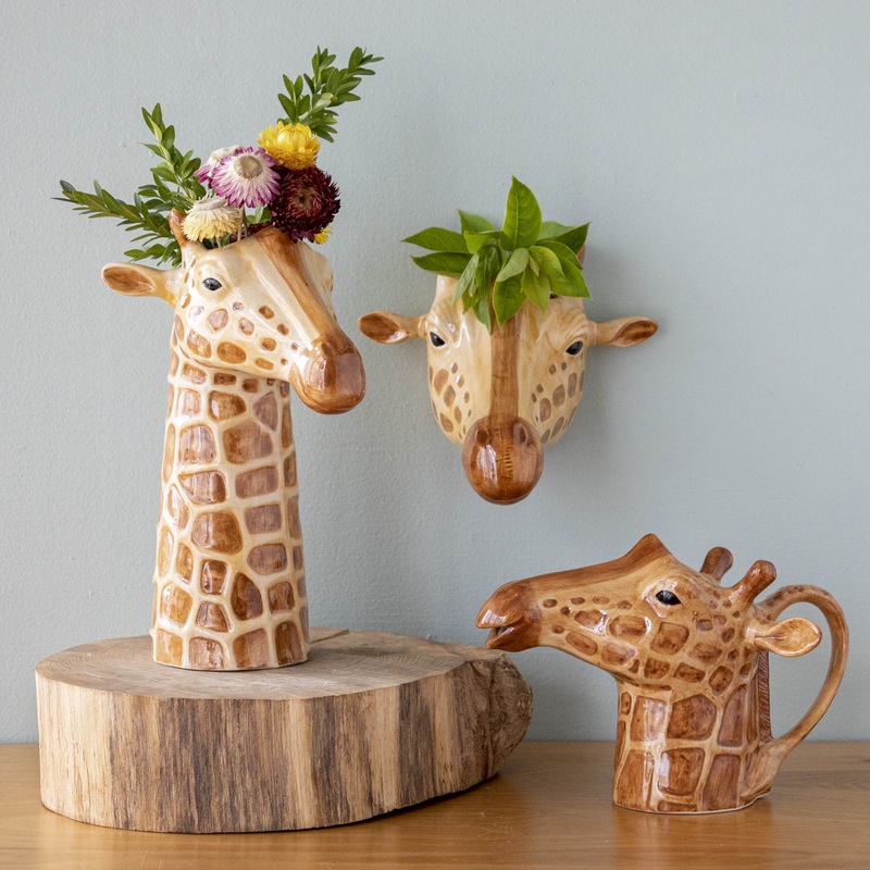 Giraffe Ceramic|Jug|Wall Vase|Flower Vase