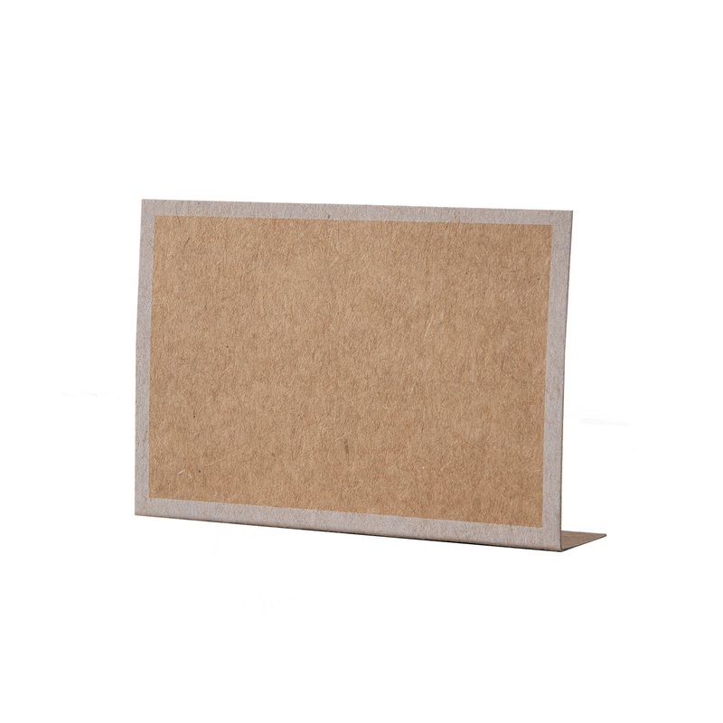 Kraft White Frame Place Card