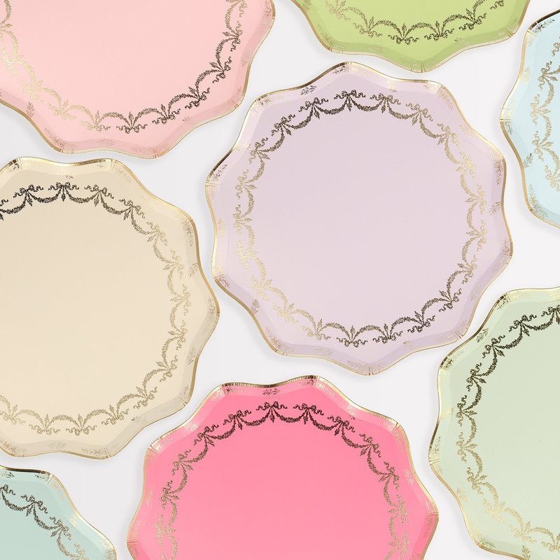 Ladure Paris Paper Plates|Side|Dinner