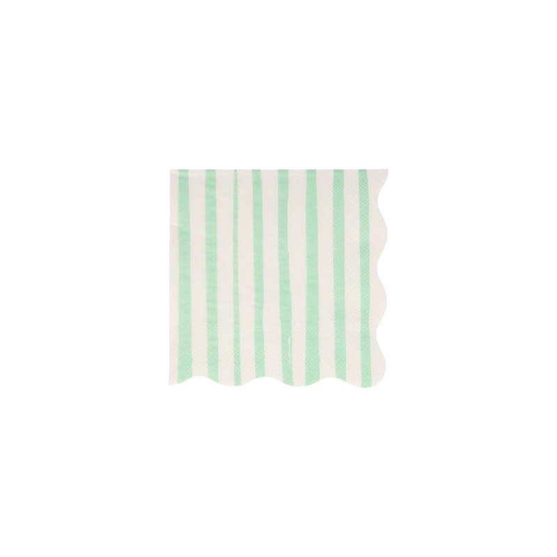 Mint Stripe Napkin