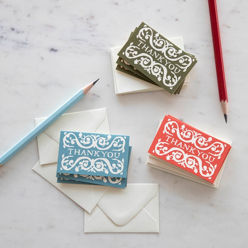 Pack of Arabesque Thank You Cards