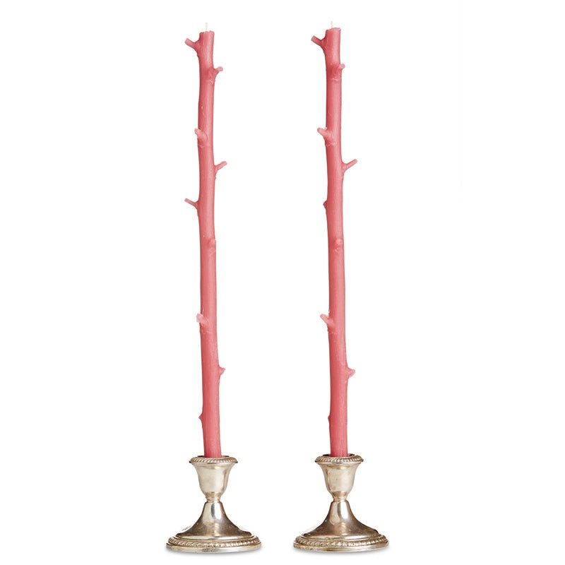 Hickory Stick Candles, Set of 2