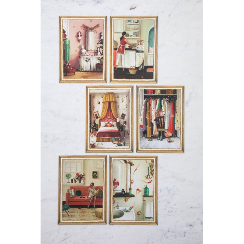Home Sweet Home Flat Note Boxed Set of 6 Cards