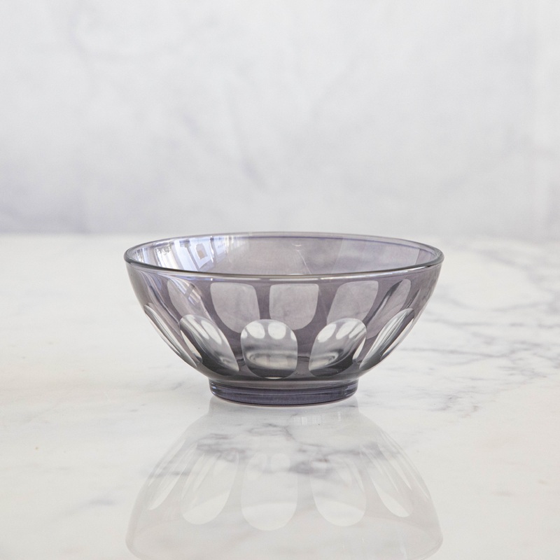 Rialto Smoke Glass Bowl